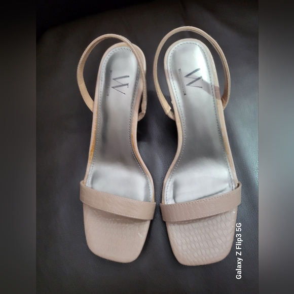 Worthington Nude Beige Heel Sandals - Picture 2 of 5